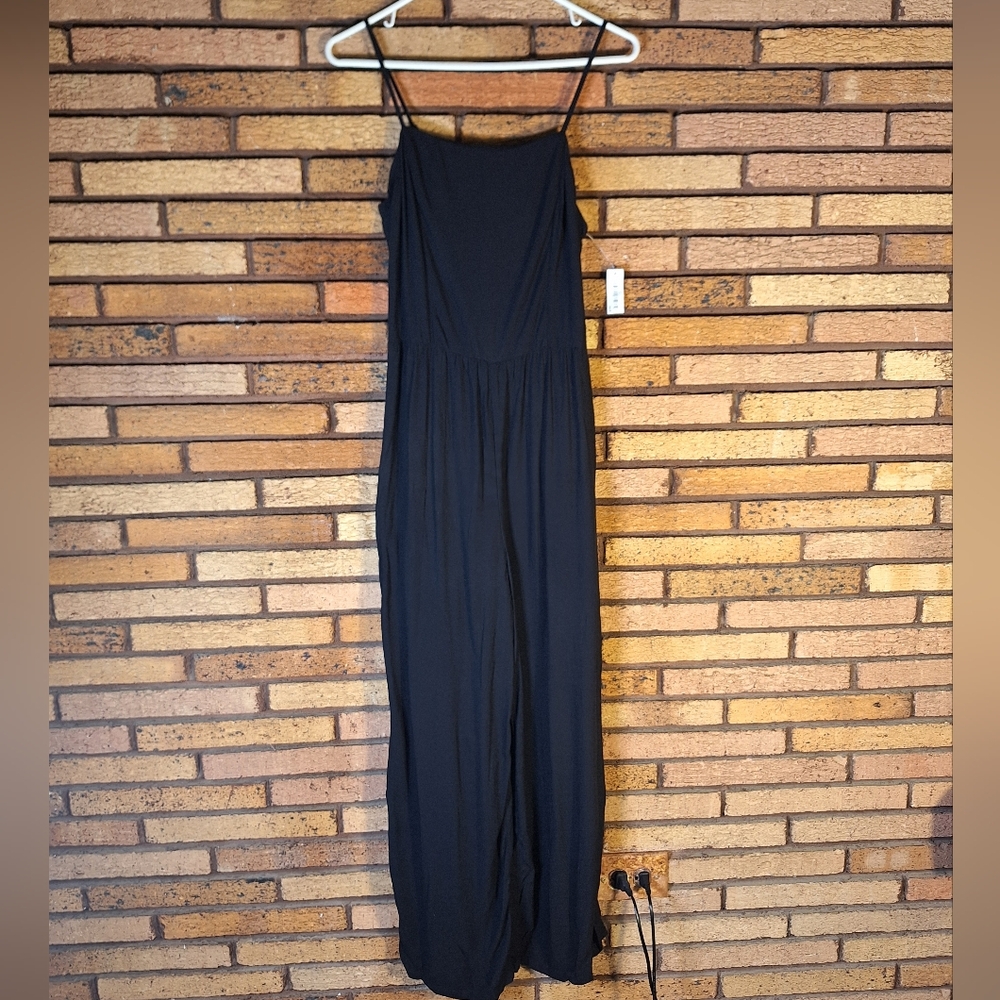 NWT Goodthreads XS Black Sleeveless Jumpsuit